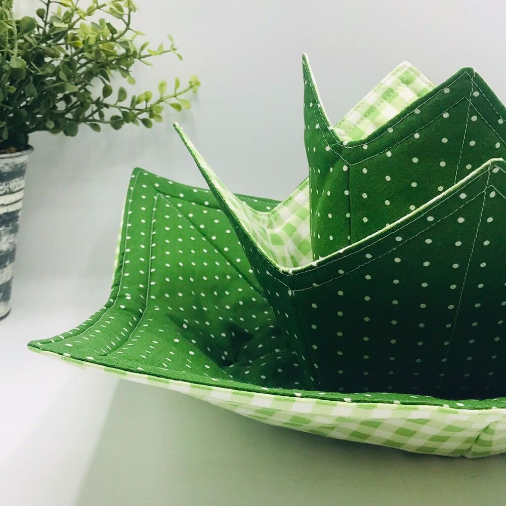 Set of 3, Microwave Plate,Bowl, and Pint Cozy, Reversible St Patricks Day